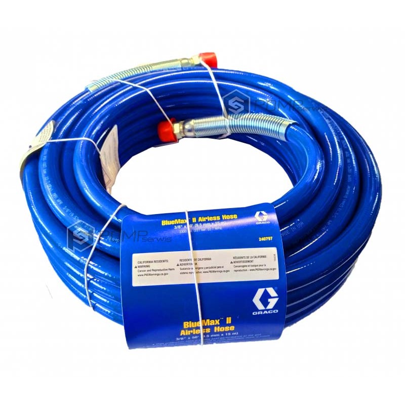 240797 GRACO Wąż Bluemax 3/8", dł. 15 mb. (39173900 US)