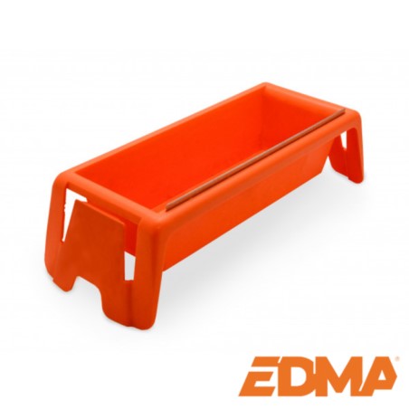 066955 EDMA Pojemnik do gładzi z tworzywa sztucznego (pomarańczowy) (39269097 FR)