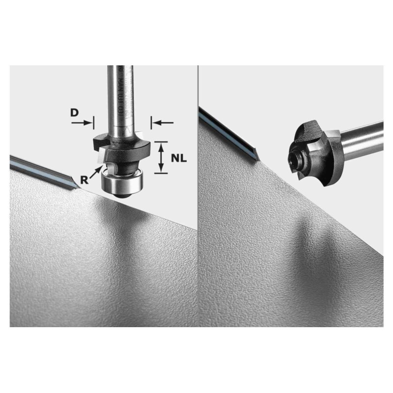 499798 Frez do zaokrągleń S8 HW R2 D20-KL OFK