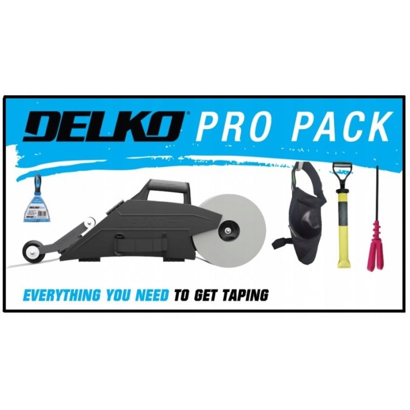 PRO PACK Zestaw zawiera: spoiner zunder, mieszadło, pompa, szpachelka i kabura DELKO TOOLS