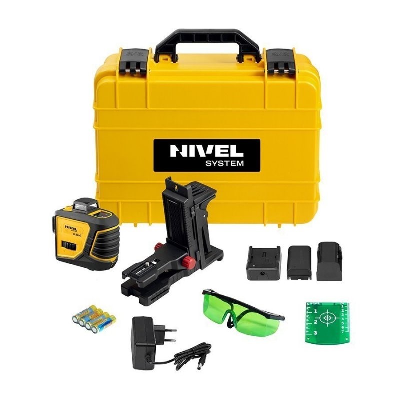 NIVEL SYSTEM CL3DG (wer. 3.0) - multilaser z wiązką zieloną (3 płaszczyznowy)