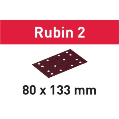 499050/1 Rubin 2 Arkusze ścierne  STF 80X133 P120 / 1szt