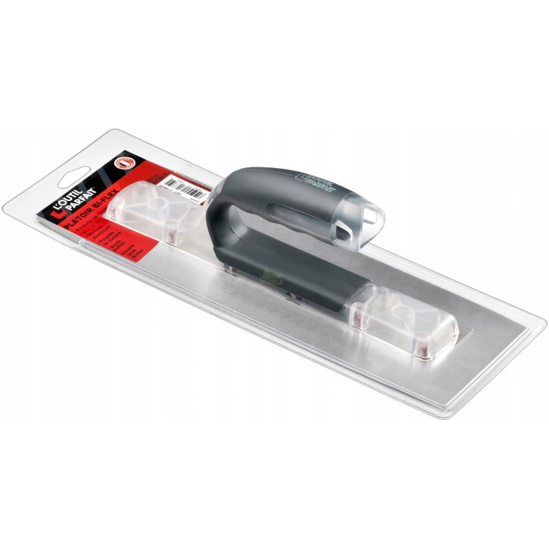 1716411 Blichówka trapezowa, grubość 0,4mm 240x110mm szara rączka (poliwęglan)