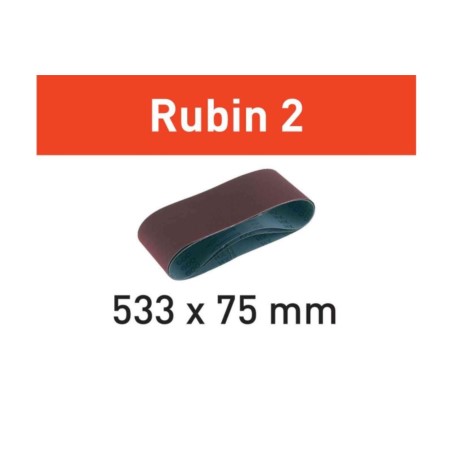 499155 Taśma szlifierska Rubin 2 L533X 75-P40 RU2 / 10
