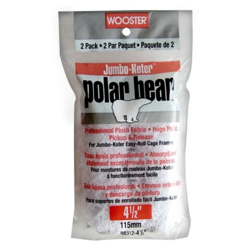 RR312-4 1/2" Wooster® JUMBO-KOTER® POLAR BEAR® 115 x 14 mm wkład do mini wałka 2 szt 4.5"