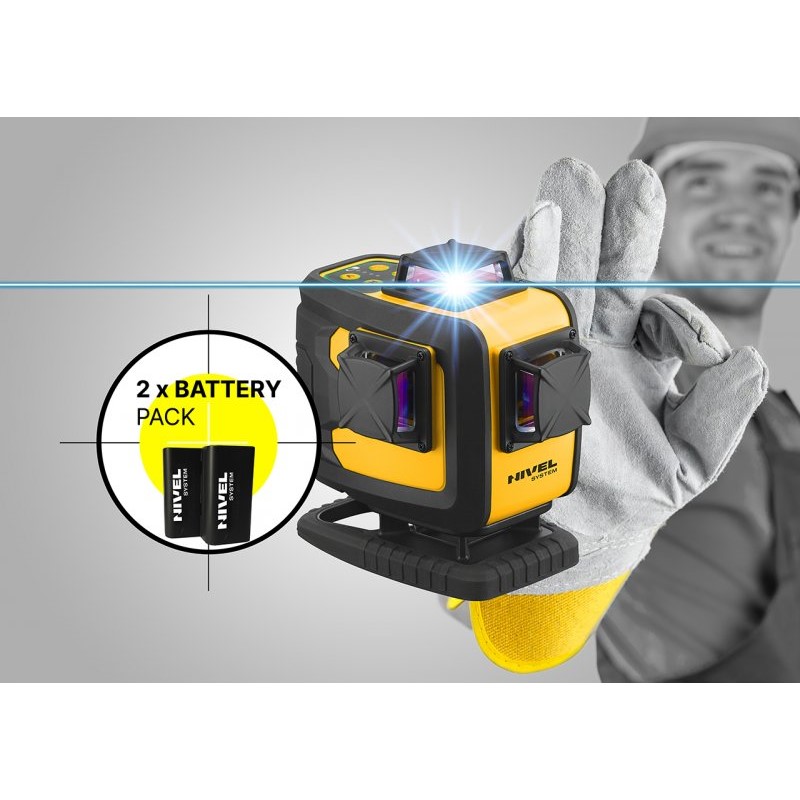 NIVEL SYSTEM CL4DG multilaser z wiązką zieloną (4 płaszczyznowy) z komunikacją Bluetooth