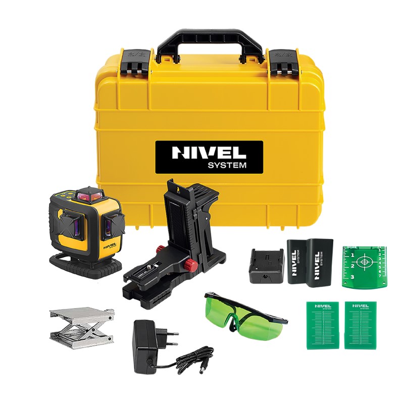 NIVEL SYSTEM CL4DG multilaser z wiązką zieloną (4 płaszczyznowy) z komunikacją Bluetooth