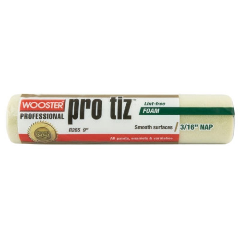 R265-9 Wooster® PRO TIZ™ wkład do wałka gąbkowego 230 x 4.76 mm 9" x 3/16" 1 szt