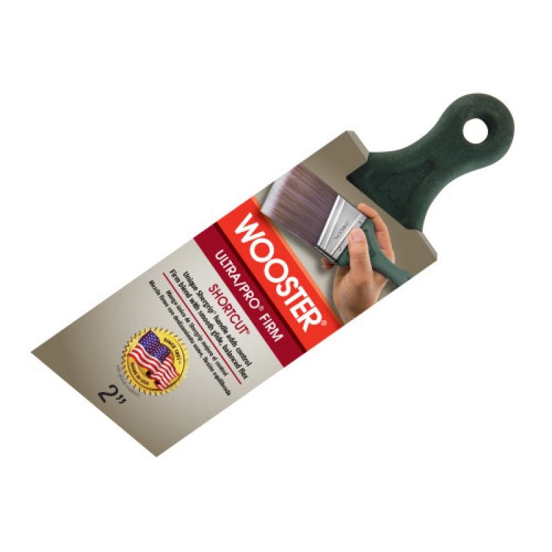 4187-2 Wooster® Mały pędzel skośny do odcięć z gumową rączką 2" Ultra/Pro