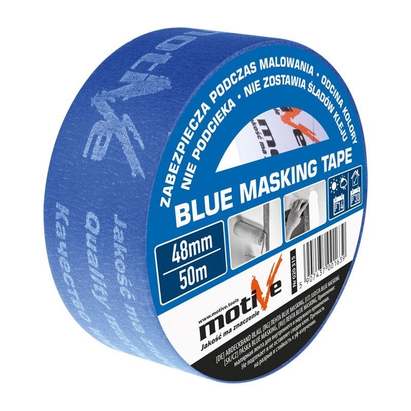 020312 MOTIVE Taśma Blue Masking Tape 25 mm / 50 mb