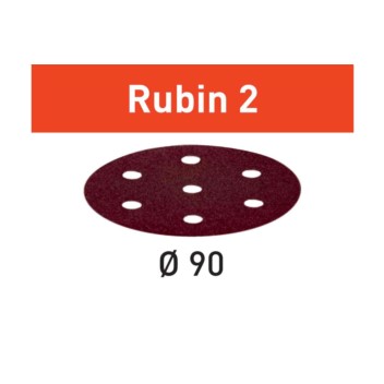 499078 Krążki ścierne Rubin 2 STF D90/6 P60 RU2/50