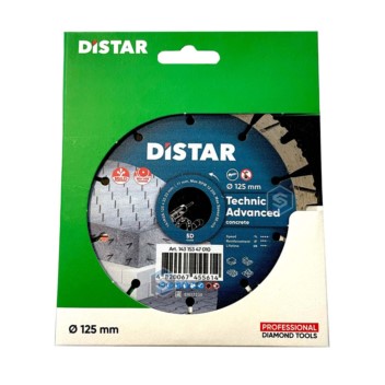 14315347010 Di-Star tarcza diamentowa do kostki brukowej, betonu i czarnego granitu Technic Advanced. Średnica: 125mm. Grubość t