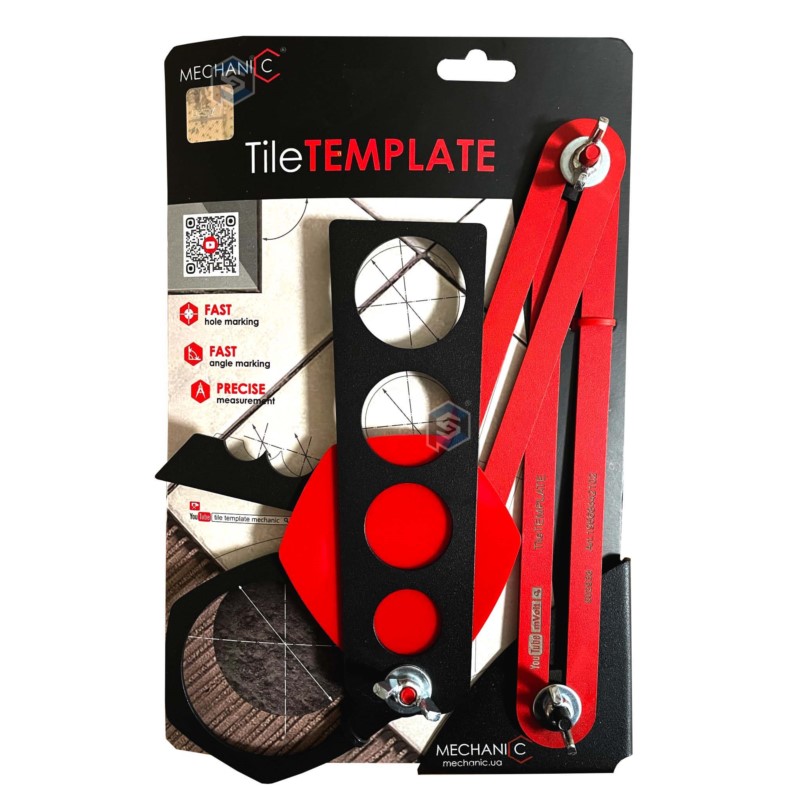 19568442102 Di-Star Wzornik otworów do płytek TileTEMPLATE