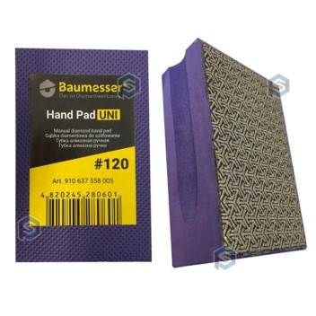 910637558005 Di-Star Pad gąbkowy do szlifowania HAND PAD UNI gradacja P120