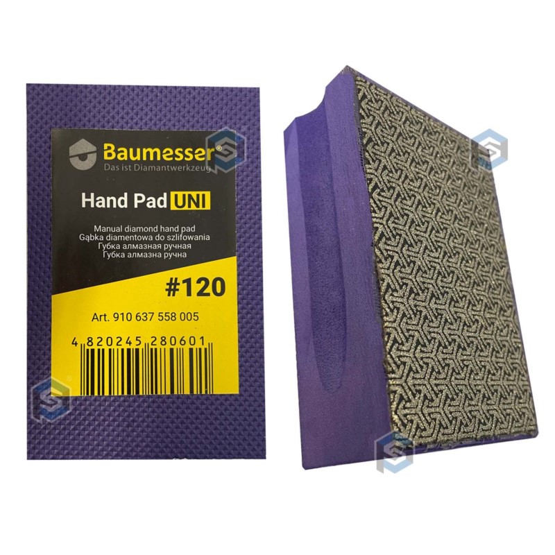 910637558005 Di-Star Pad gąbkowy do szlifowania HAND PAD UNI gradacja P120