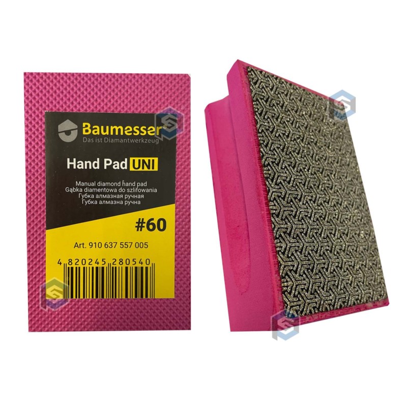 910637557005 Di-Star Pad gąbkowy do szlifowania HAND PAD UNI gradacja P60