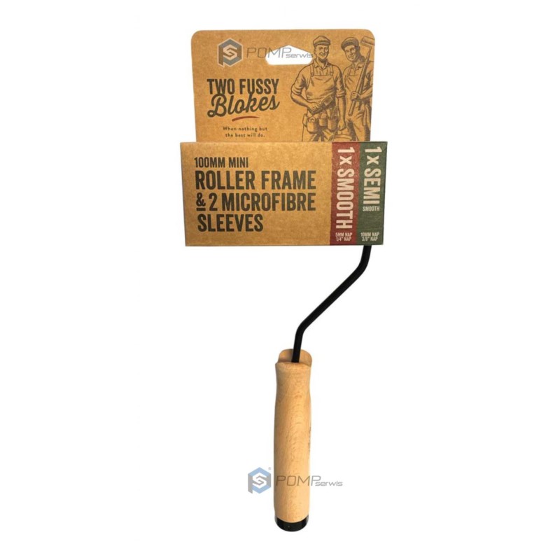 FR-13-MF-100-5-10-SET Uchwyt do małego wałka, zestaw z wałkami 5mm i 10mm