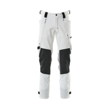 17079-311-06 C56 MASCOT ADVANCED - Spodnie długie białe DYNEEMA rozmiar C56 / ULTIMATE STRETCH