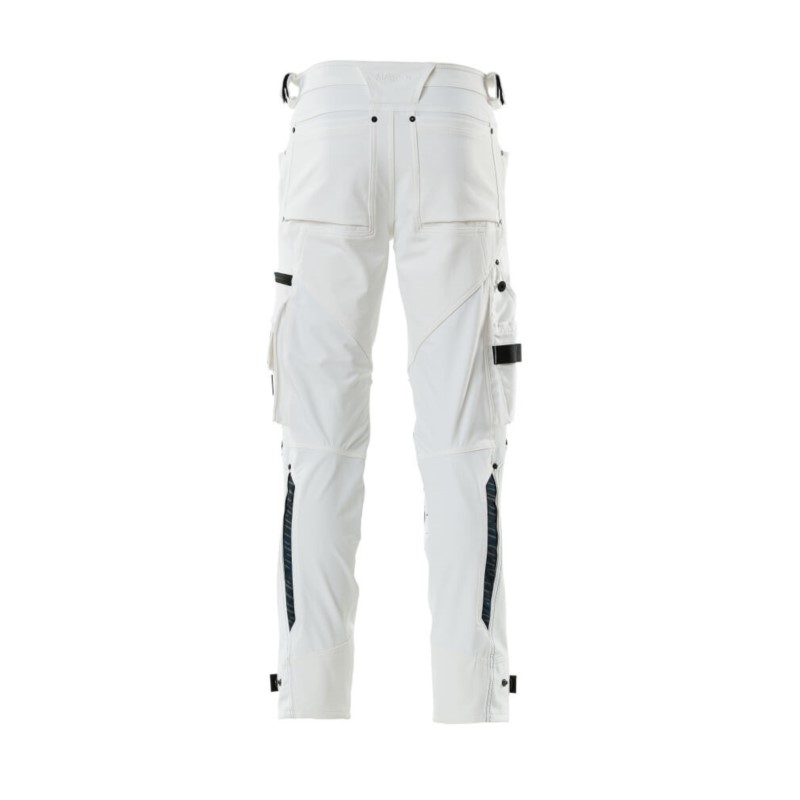 17079-311-06 C58 MASCOT ADVANCED - Spodnie długie białe DYNEEMA rozmiar C58 / ULTIMATE STRETCH