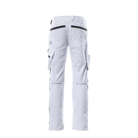 12679-442-0618 C48 MASCOT UNIQUE - Spodnie MANNHEIM długie białe Jeansowe rozmiar C48