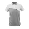 17283-945-0806 S MASCOT ADVANCED Premium - Koszulka Polo biało-szara rozmiar S
