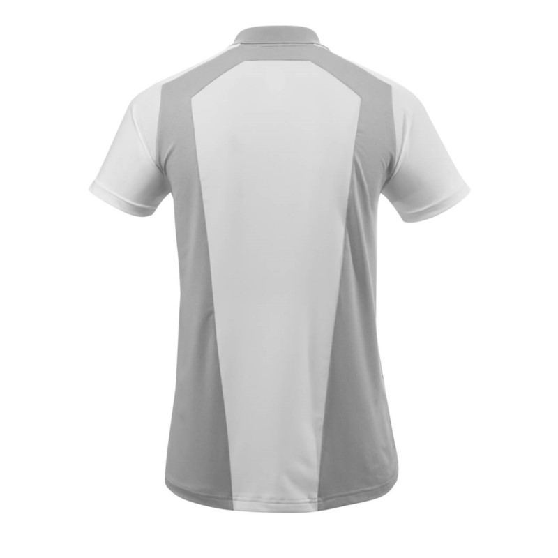 17283-945-0806 M MASCOT ADVANCED Premium - Koszulka Polo biało-szara rozmiar M