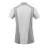 17283-945-0806 L MASCOT ADVANCED Premium - Koszulka Polo biało-szara rozmiar L