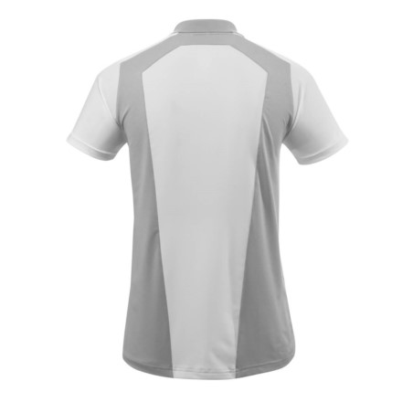 17283-945-0806 XL MASCOT ADVANCED Premium - Koszulka Polo biało-szara rozmiar XL