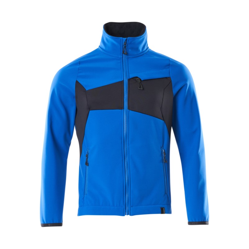 20102-253-91010 S MASCOT ACCELERATE - Kurtka SOFTSHELL oddychająca niebiesko czarna rozmiar S