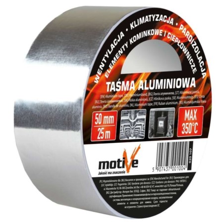 020104 MOTIVE Taśma aluminiowa HT 350° 50mm/25m