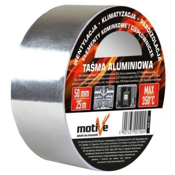 020107 MOTIVE Taśma aluminiowa HT 350° 50mm/50m