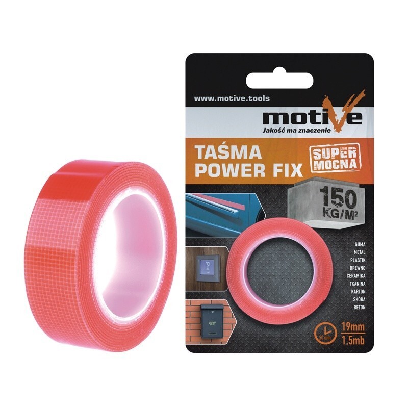 020174 MOTIVE Taśma Power FIX 19mm/1,5m