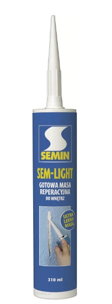 SEMIN SEM LIGHT CARTOUCHE TUBA 310ML LEKKA MASA REPERACYJNA- AKRYL