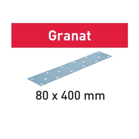 497159 Arkusze ścierne Granat STF 80x400 P80 GR/50