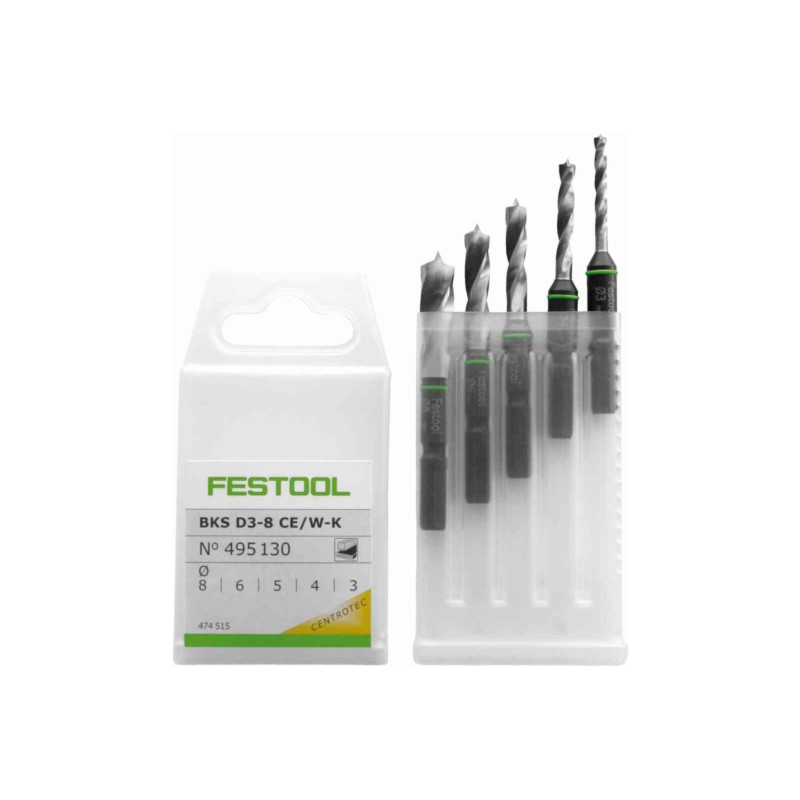 495130 Kaseta z wiertłami BKS D 3-8 CE/W-K